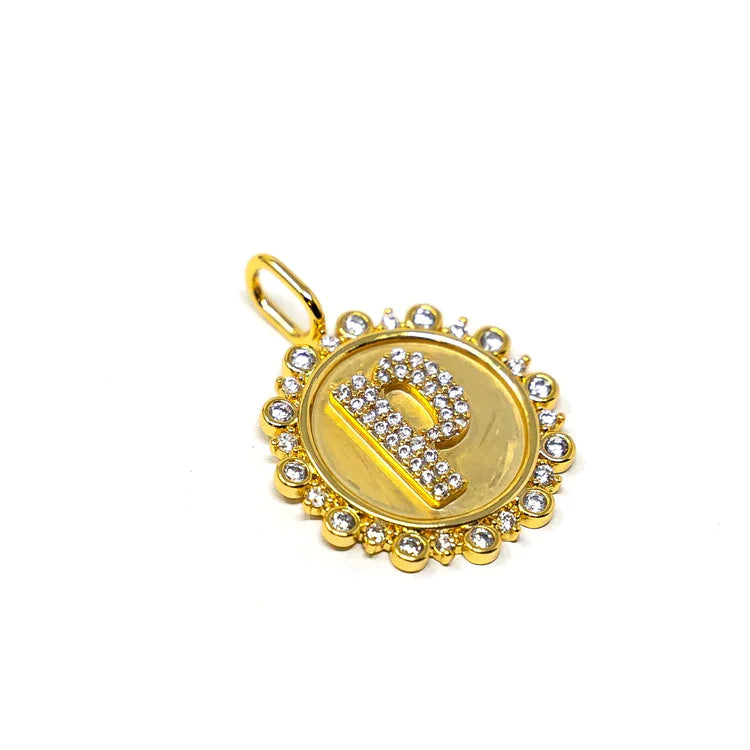 PREORDER: Vintage Coin Initial Charm
